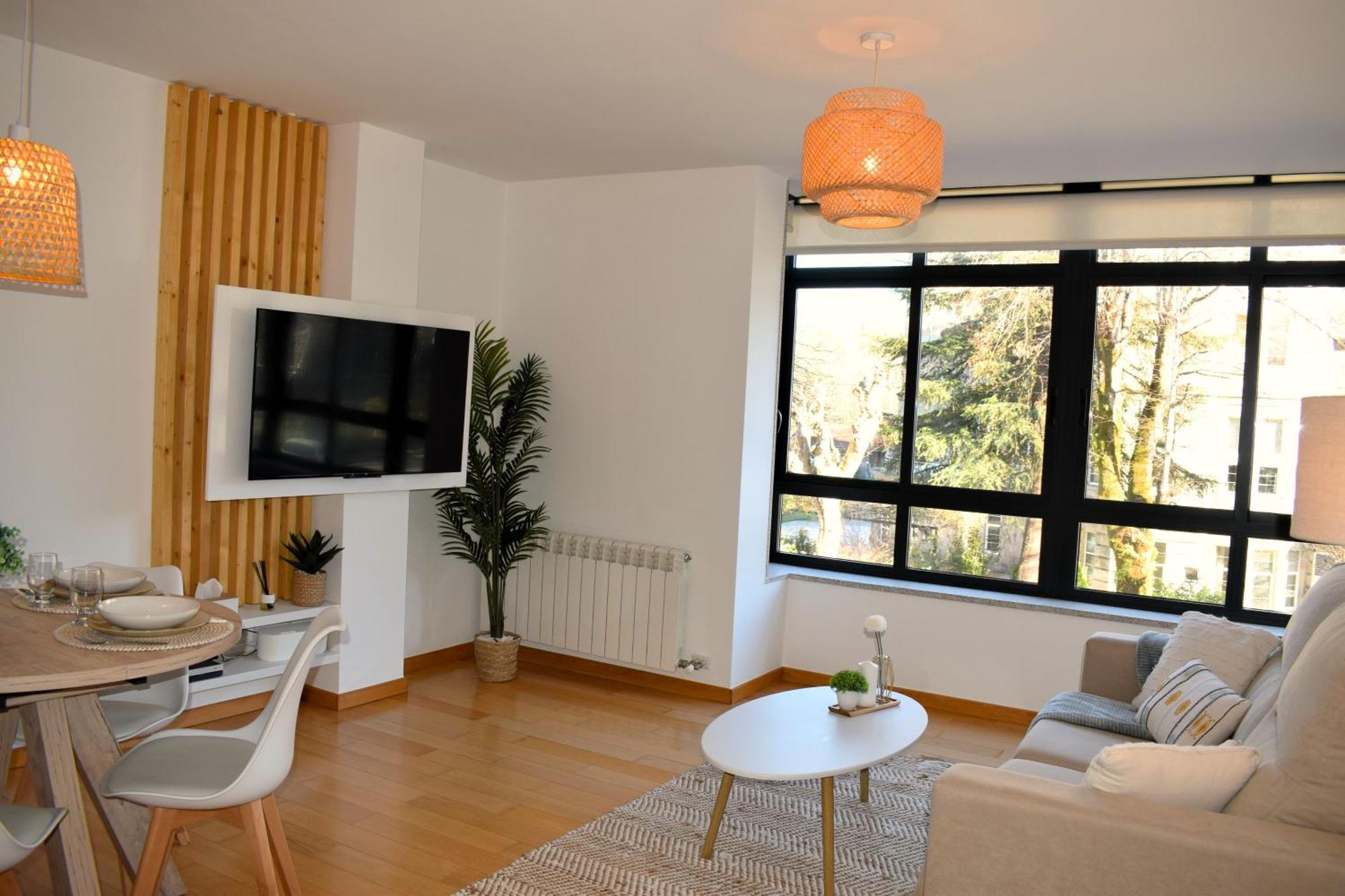A Xanela De Balneario Apartment Mondariz-Balneario Bagian luar foto